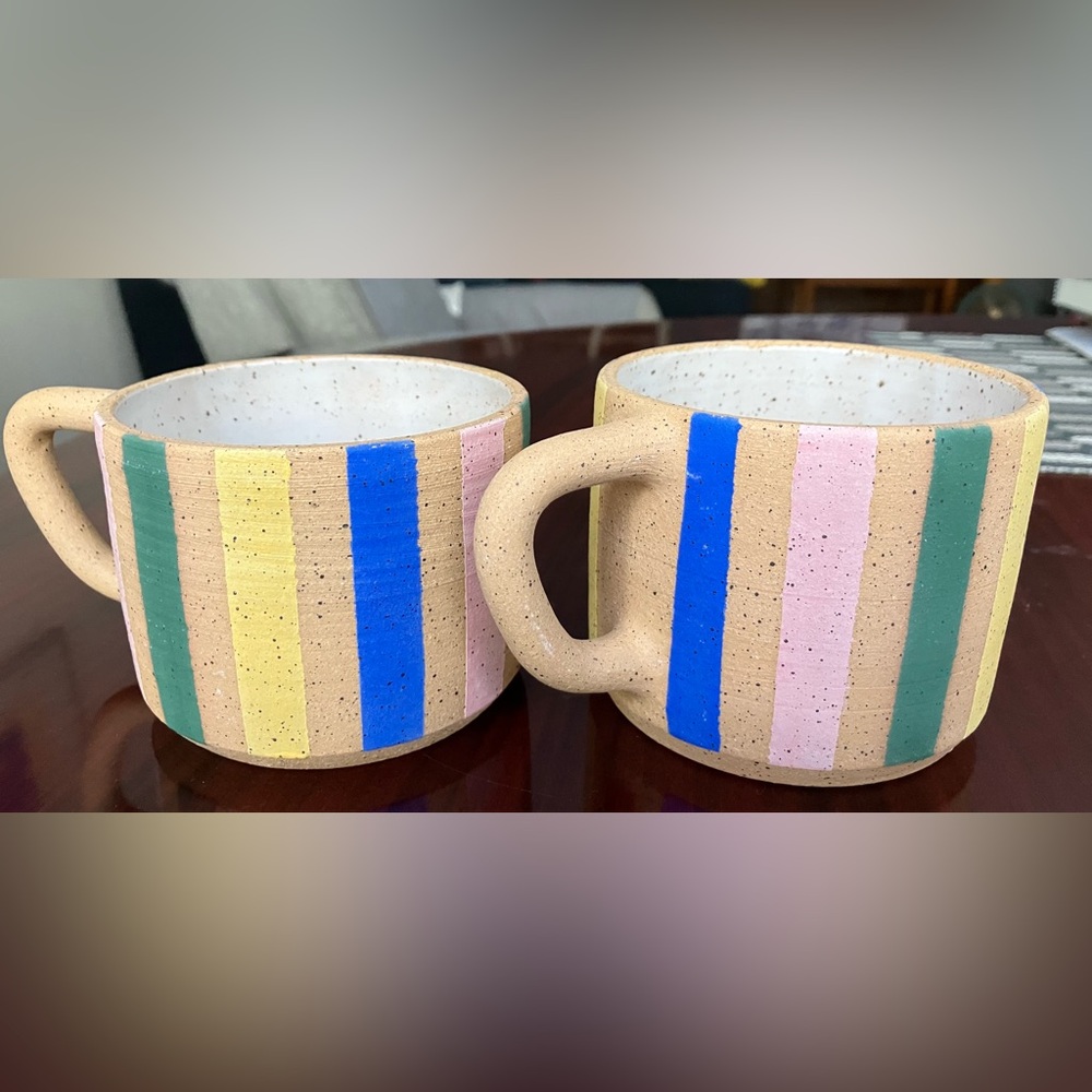 Mary Carroll ceramics mugs